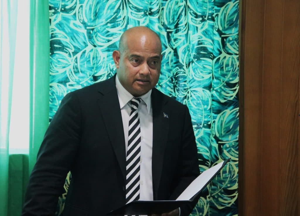 Minister Lionel Aingimea is appointed Vice President of the Republic of Naoero: additional photograph